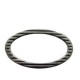 Anello Ovale Scanalato in Argentone CCB 27x45mm