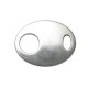 Connettore Ovale in Argentone CCB 44x58mm