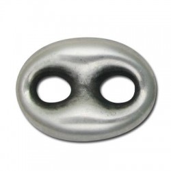Conector Acrílico Metalizado CCB Calabrote 39x28mm