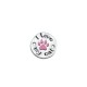 Connecteur rond en Acrylique Plexi « I Love My Cat » 15 mm