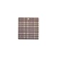 Plexi Acrylic Painted Plaid Pendant Rectangular 33x35mm