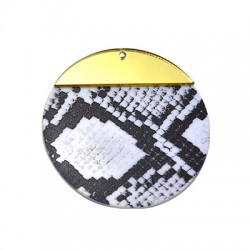 Pendentif en Plexiacrylique peint 50mm