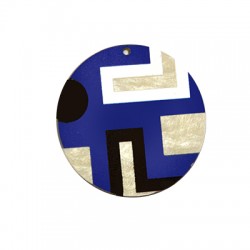 Pendentif en Plexiacrylique peint 40mm
