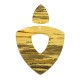 Pendentif Triangle en Acrylique Plexi 68 x 69 mm et 24 x 29 mm (2 Pièces/Ensemble)