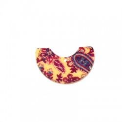 Pendentif en Acrylique Plexi Fleur 44 x 31 mm