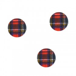 Pendentif rond plat en Acrylique Plexi 15 mm