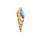 Coquillage Pendentif en Acrylique Plexi 17 x 55 mm