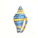 Plexi Acrylic Pendant Shell 31x60mm