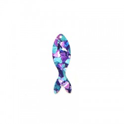 Pendentif en Acrylique Plexi Poing 12 x 40 mm