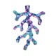 Plexi Acrylic Pendant Coral 49x69mm