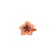 Plexi Acrylic Pendant Flower Hibiscus 30x25mm