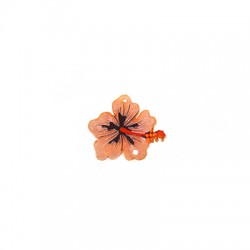 Pendente in Plexi Fiore d'Ibisco 30x25mm