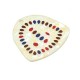 Plexi Acrylic Pendant Irregular 44x43mm