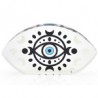 Transparent/Noir/Blanc/Bleu foncé