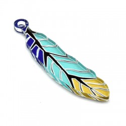 Pendente in Plexi Piuma 11x50mm