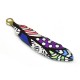 Pendente in Plexi Piuma 13x60mm