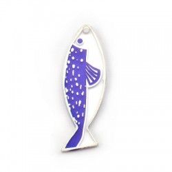 Pendentif poisson en Plexiacrylique 20x60mm