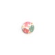 Plexi Acrylic Connector Round with Flowers 18mm
