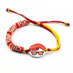 Connecteur Ovale en Acrylique Plexi pour Lunettes de Soleil « 8 mars » 20 x 17 mm
