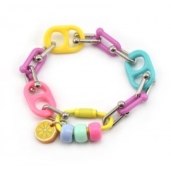 Pendentif Citron en Plexiacrylique 12mm