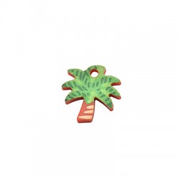Plexi Acrylic Charm Palm Tree 13mm