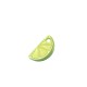 Plexi Acrylic Charm Lime 6x12mm