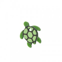 Pendentif Tortue en Plexiacrylique 13x15mm