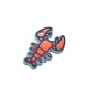 Plexi Acrylic Pendant Lobster 19x26mm