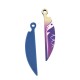 Pendentif Plume en Plexiacrylique 9x45mm