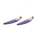 Pendentif Plume en Plexiacrylique 9x45mm