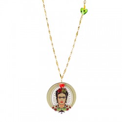 Pendentif Frida Kahlo en Plexiacrylique 37x47mm