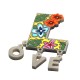 Colgante de Metacrilato ''LOVE'' 31x42mm (4uds/Set)