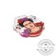 Plexi Acrylic Connector Frida Kahlo 18x20mm