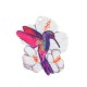Pendentif en Acrylique Plexi Fleur Oiseau 42 x 50 mm (2 Pièces/Lot)