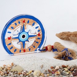 Plexi Acrylic Decorative Compass 120x104mm