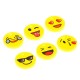 Colgantes de Metacrilato Redondos con Caritas Smile 11mm