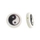 Entrepieza Acrilica Redonda Plana con Yin&Yang 15mm