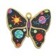Pendentif en Acrylique Plexi Papillon Espace 33 x 30 mm