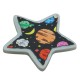 Colgante de Metacrilato Estrella Espacial 44x42mm