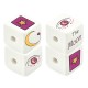 Cube en Perles Acryliques « La LUNE » avec œil Maléfique 15.5 mm Ø3 mm
