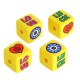 Cube en Perles Acryliques « Love Luck » 15.5 mm Ø3 mm