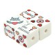 Acrylic Bead Cube "love mom" with Heart & Flower 15.5mm Ø3mm