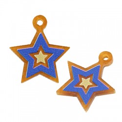 Colgante de Metacrilato Estrella 17mm