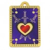 Or mat/violet/multicolore