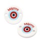Connettore Rotondo in Plexi Acrilico "March" con Occhio 15mm
