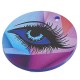 Pendentif rond en Acrylique Plexi avec œil Maléfique 35 mm