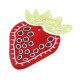 Plexi Acrylic Pendant Strawberry 29x43mm (2pcs/Set)