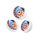 Cuenta de Metacrilato Redondo con Tragar y Ojo 15x4mm (Ø2mm)