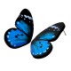 Plexi Acrylic Earring Butterfly 25x43mm (2pcs/Set)