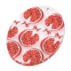 Pendente in Plexi Acrilico Ovale con Melograni 36x48mm
